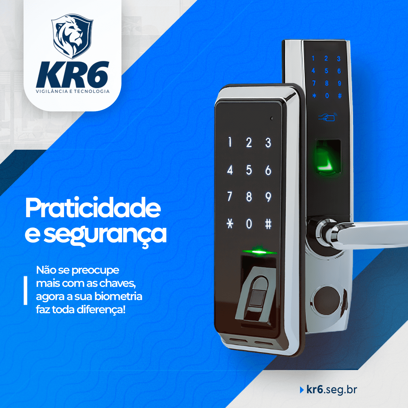 Praticidade e Segurança - Fechadura Digital é a Solução!