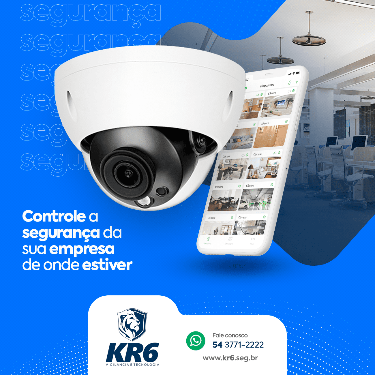 Controle a segurança da sua empresa de onde estiver